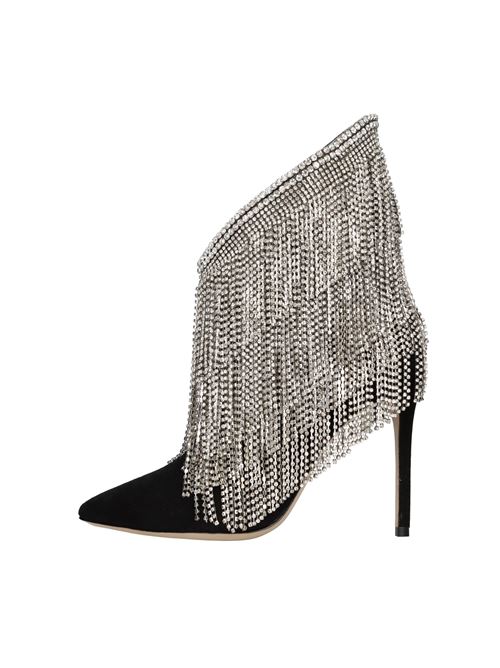 Xena ankle boots in suede and rhinestones SOPHIA WEBSTER | XENA ANKLE BOOTNERO-CRYSTAL